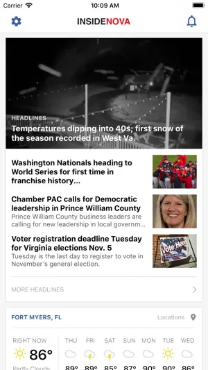 InsideNoVA Mobile screenshot 1