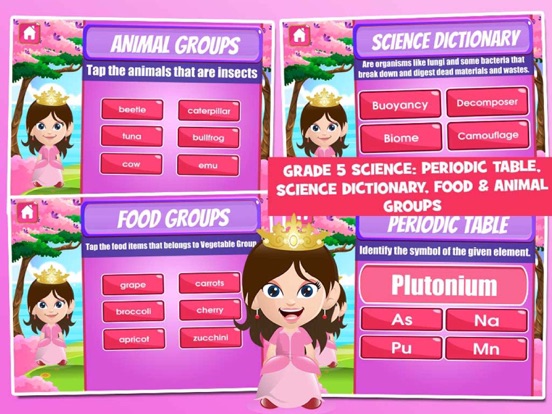 Screenshot #5 pour Princess Fifth Grade Games