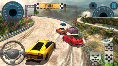 Screenshot #1 pour Course de voitures en colline