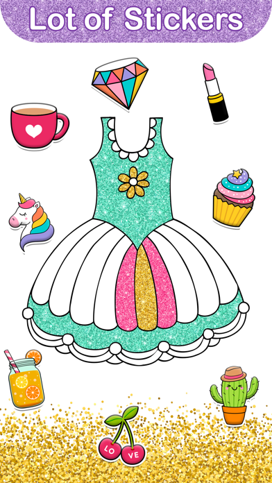 Dress up Coloring Book 2+ Screenshot