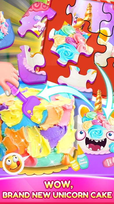 Unicorn Cake - Rainbow Dessert Screenshot