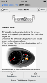Obd2 Codes List screenshot