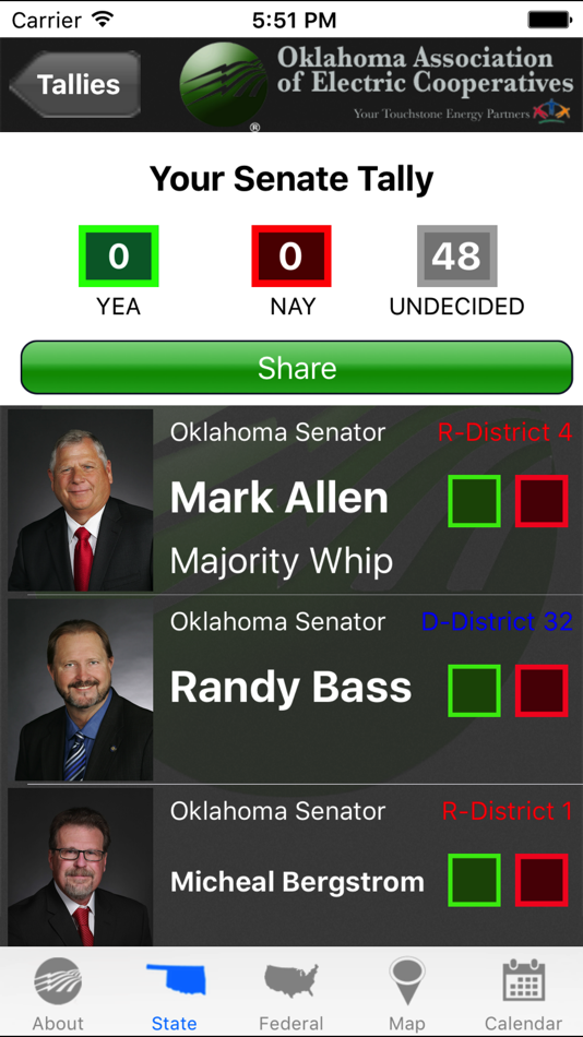 #1. Oklahoma Legislative Guide (iOS) 由: OAEC
