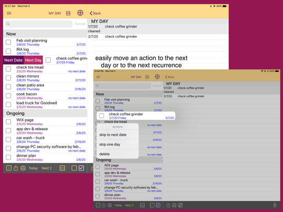 Everyday Track iPad screenshot 4 - Productivity app