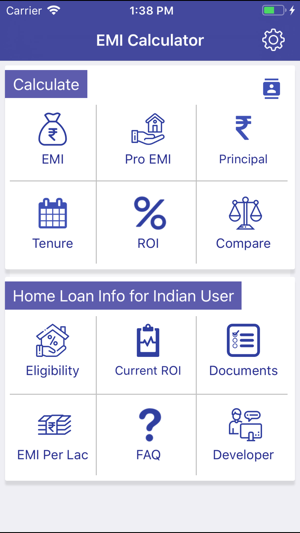 EMI Calculator for Loan