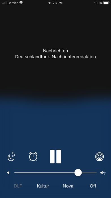 Das Deutschlandradio Screenshot