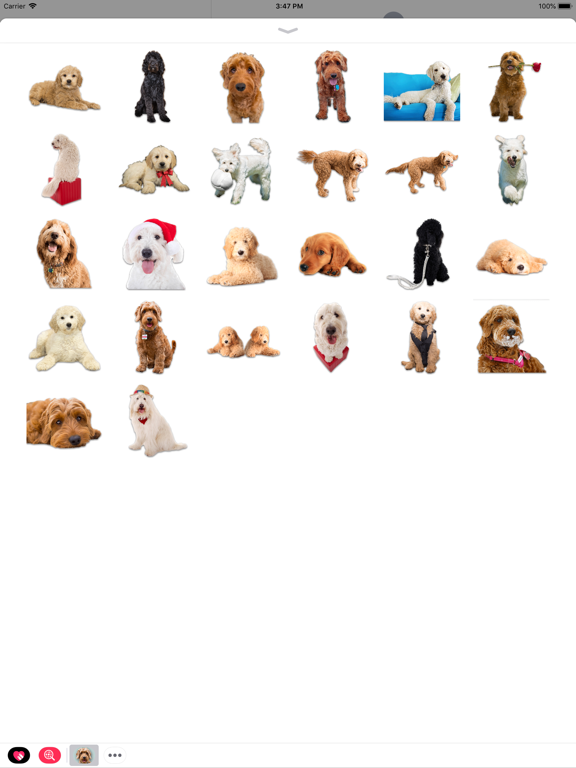 Screenshot #5 pour Goldendoodle Sticker Pack