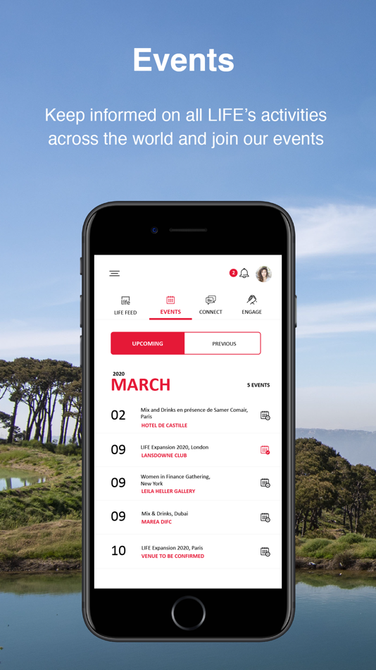 #2. LIFE network (iOS) 由: Lebanese International Finance Executives