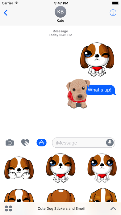 Cute Dog Stickers & Emoji Screenshot