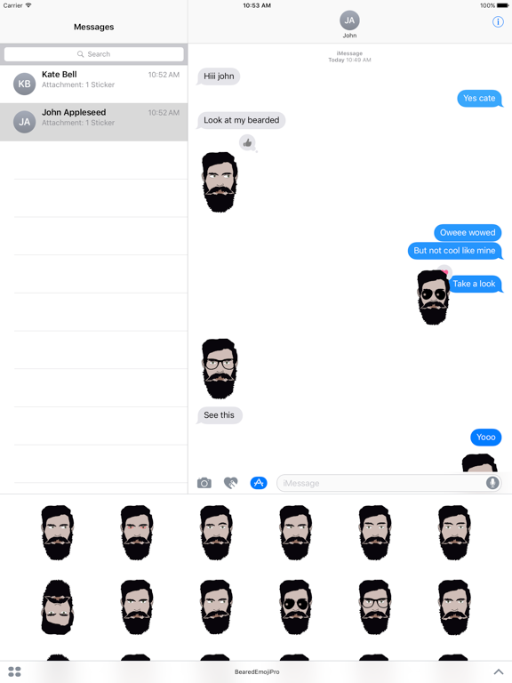 Screenshot #4 pour BearedEmojiPro