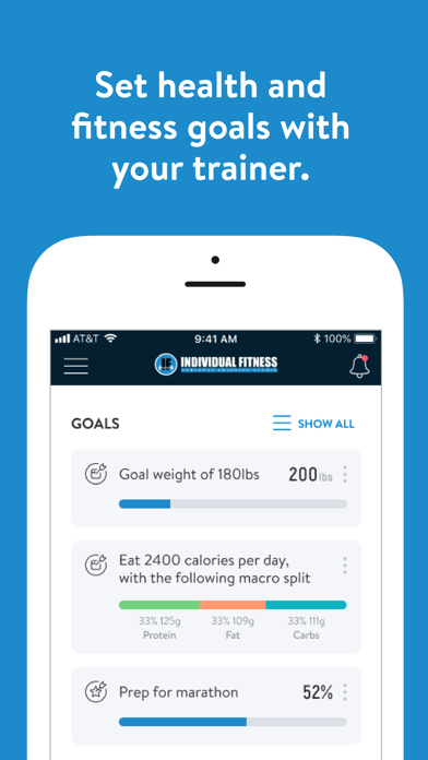 Individual Fitness Screenshot