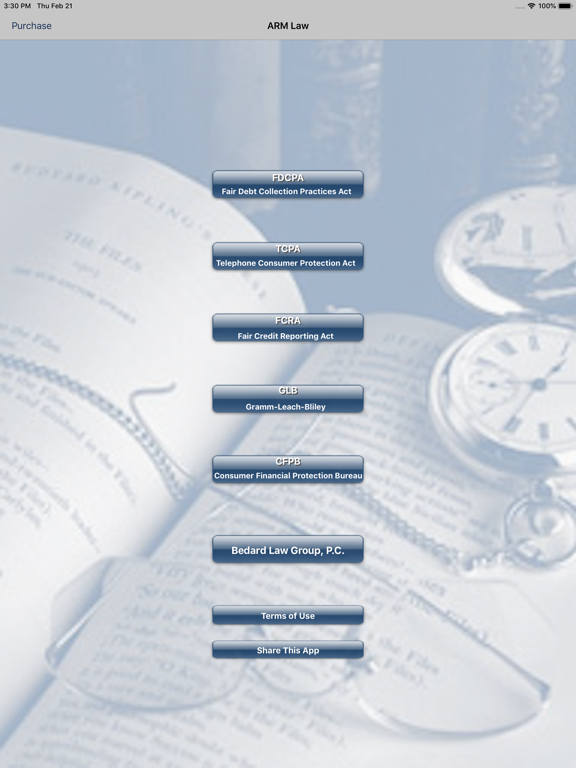 ARM Law iPad screenshot 1 - Business app