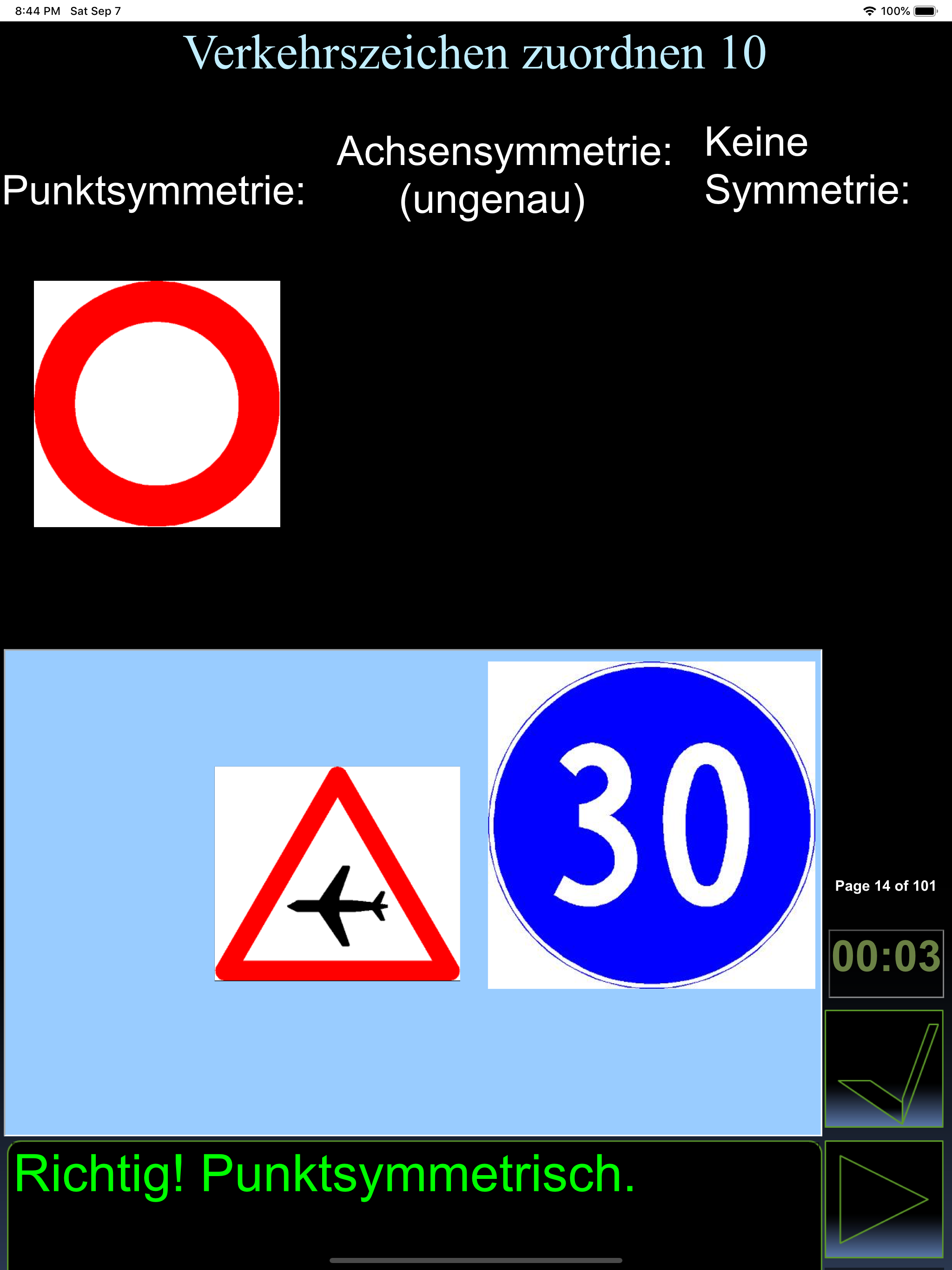 mathapp LU20 Symmetrie  Winkel screenshot 19