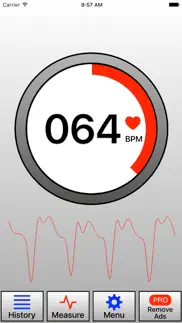 heart rate monitor: hr app iphone screenshot 1