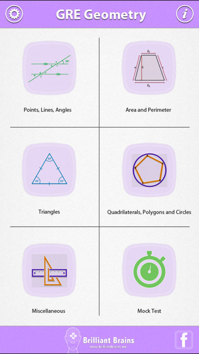 Geometry Review - GRE® Screenshot