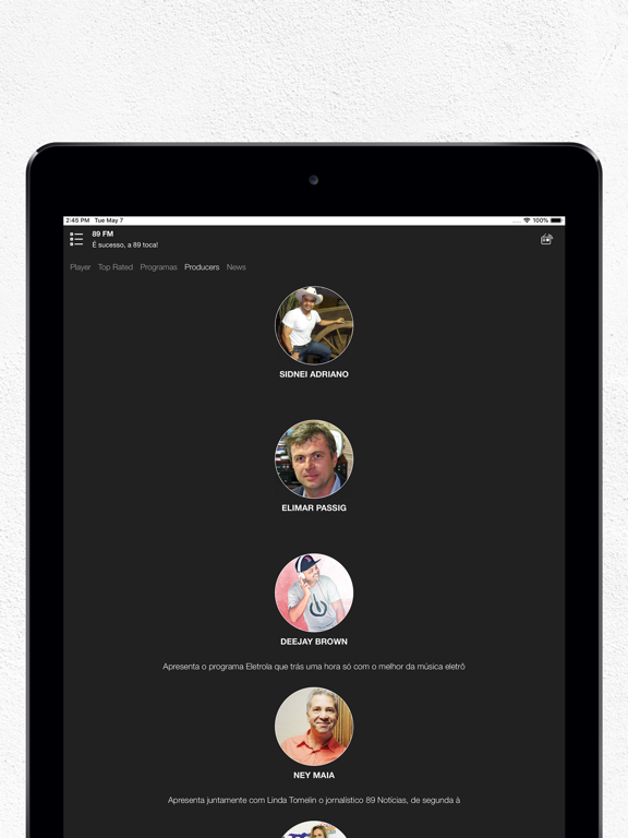 89 FM | São Bento do Sul - SC iPad screenshot