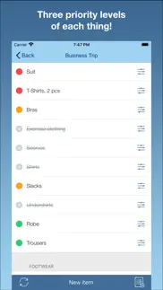 listas de empacado para viajes iphone capturas de pantalla 4