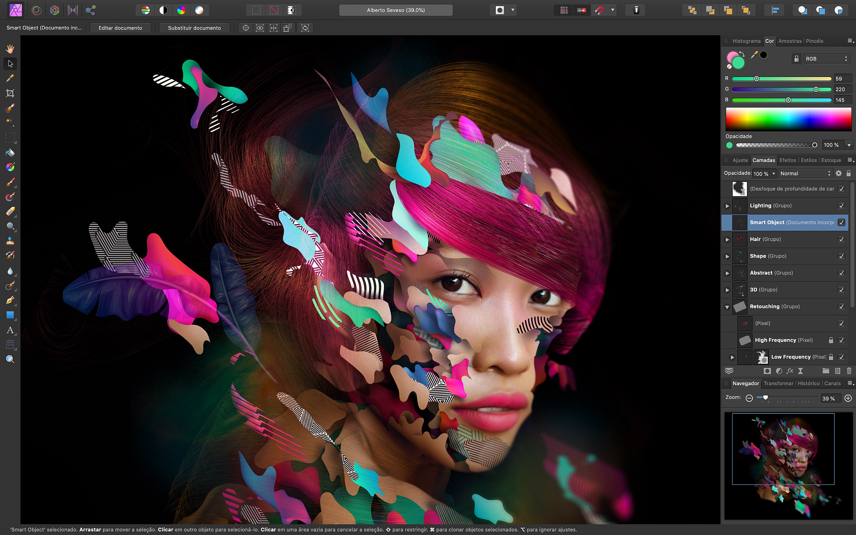 Screenshot do app Affinity Photo