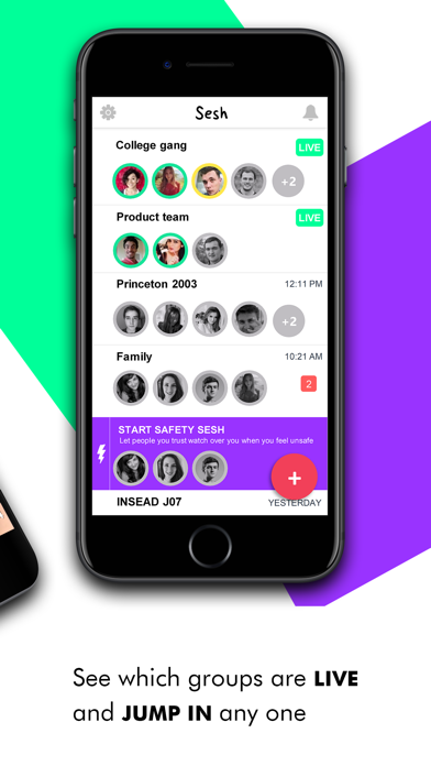 Sesh: Group Video Hangouts App screenshot 2