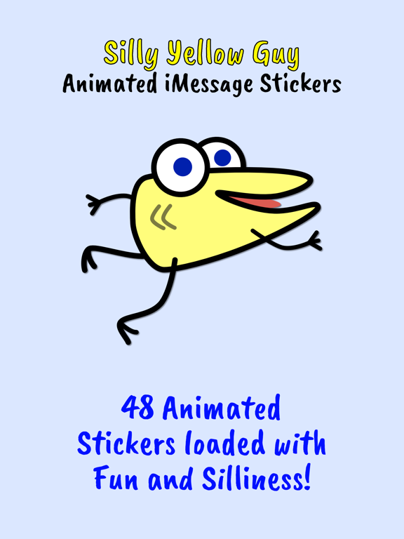 Screenshot #4 pour Silly Yellow Guy Stickers