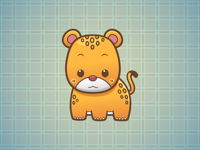 Sticker Me Cute Leopard