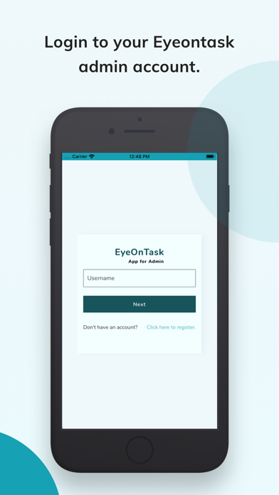 EyeOnTask - App for Admin Screenshot