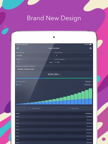 Compound Interest Calculator Fのおすすめ画像1