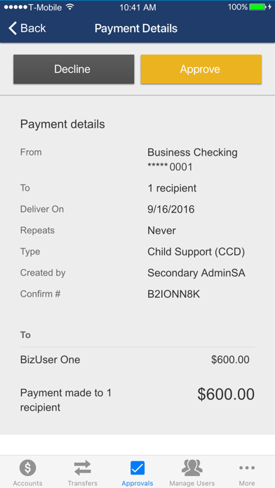 Screenshot #2 pour WPCU Treasury Management