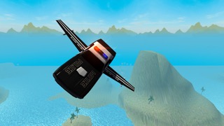 Flying Police Car Driving Simのおすすめ画像4