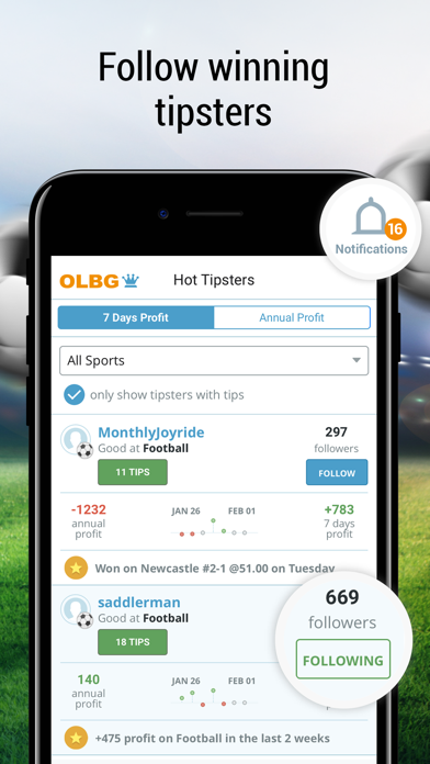 Screenshot #2 pour OLBG.com Sports Betting Tips