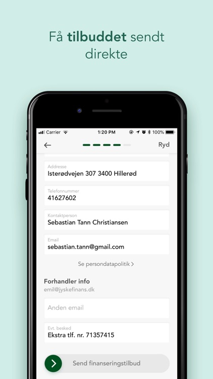 Leasingberegner: Beregn tilbud screenshot-3
