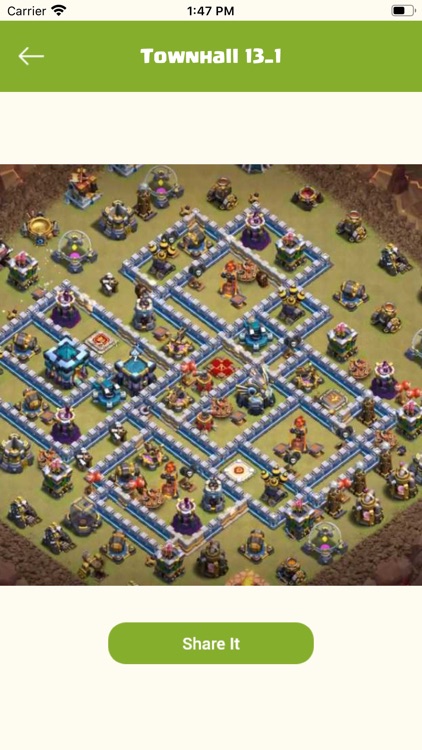 Map Layout for Clash of Clans