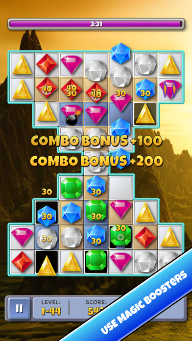 Screenshot #3 pour Match 3 Jewels: Diamond Star