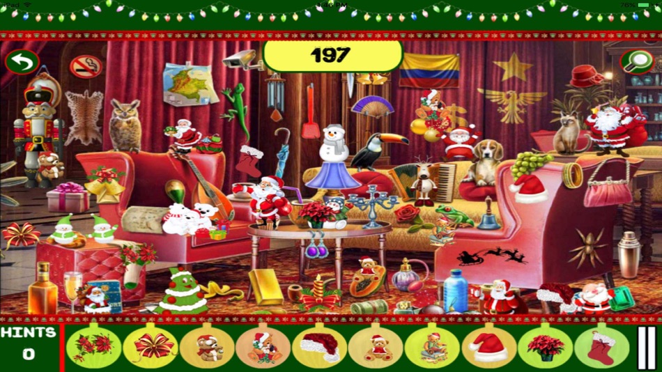 #1. Christmas Hidden Object Game ! (iOS) By: rinku patel