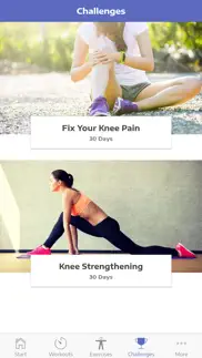 How to cancel & delete knee exercises 1
