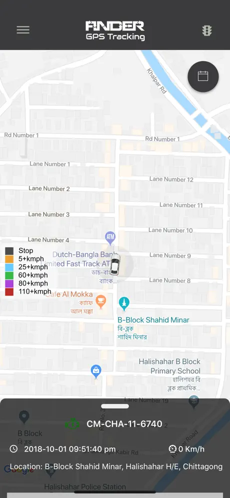 Finder GPS Tracking