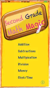 Second Grade Math Magic screenshot #1 for iPhone