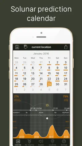 Game screenshot Hunting Calendar, Solunar mod apk