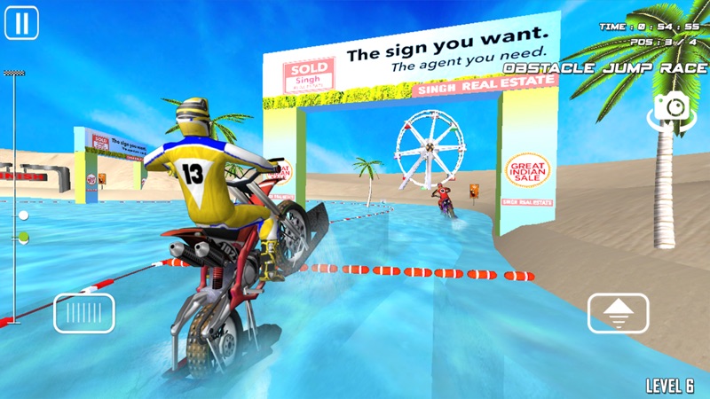 Surfing Dirt Bike Racing screenshot 5