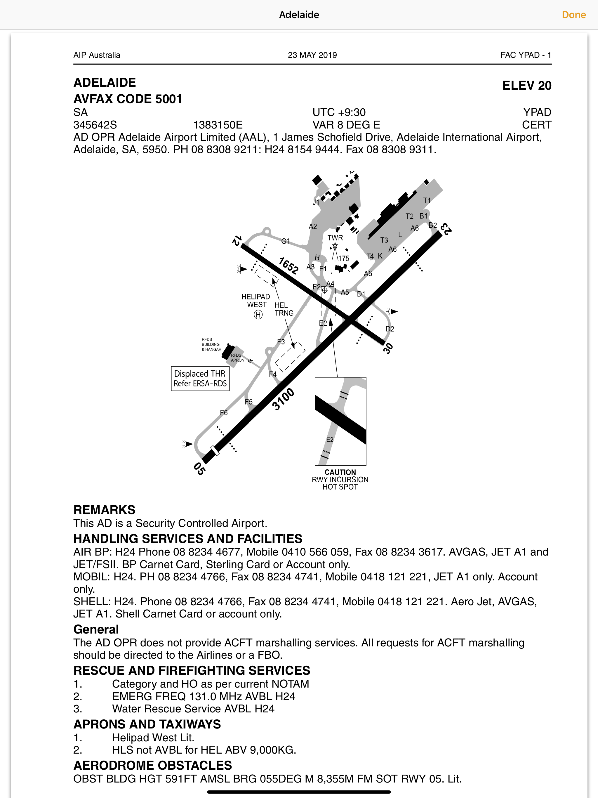 RWY Check