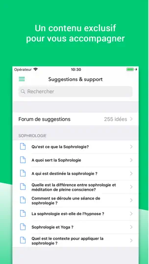 Capture d'écran de Sophrologie Avec Petit BamBou sur iPhone 5