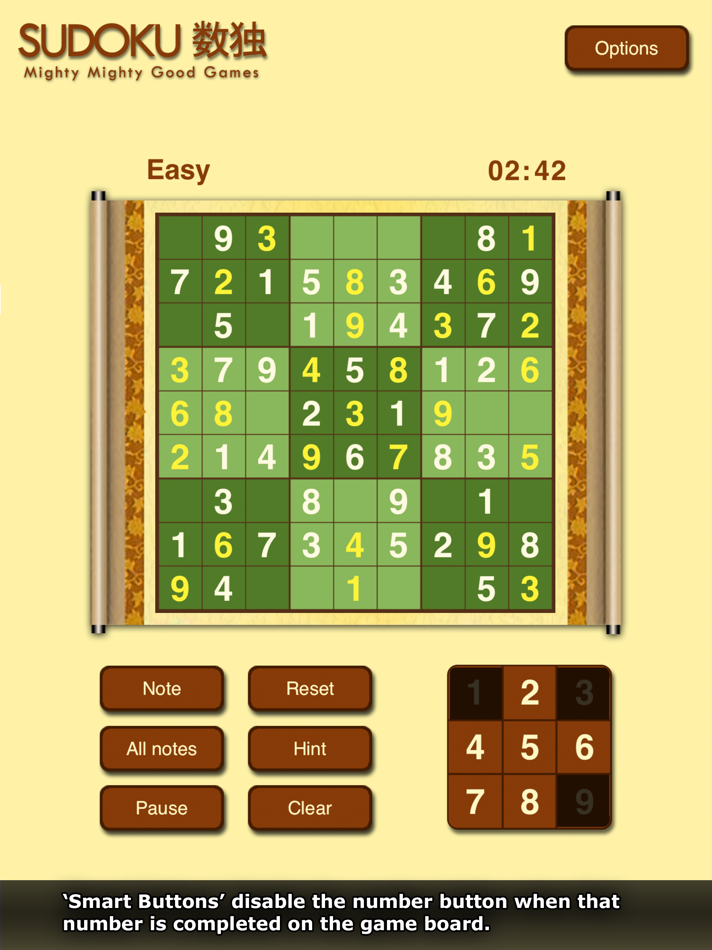 #4. Sudoku HD (iOS) 由: Mighty Mighty Good Games