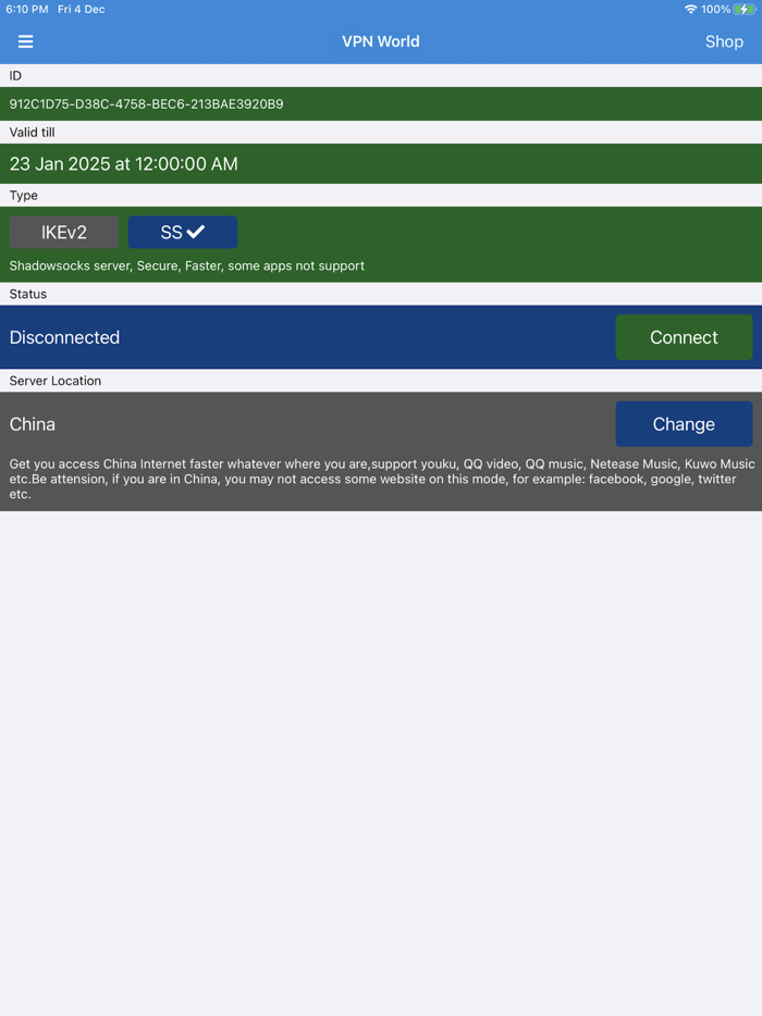 VPN Connect World-Fast Secure
