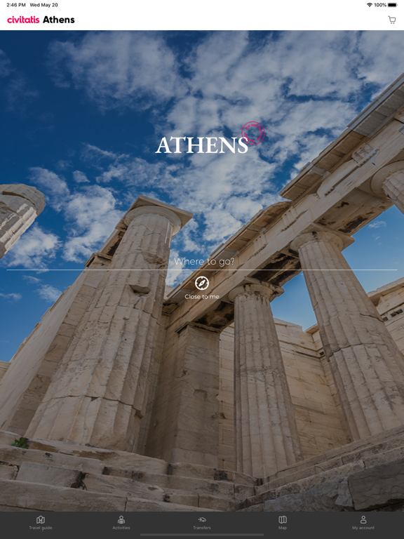 Athens Guide by Civitatis iPad screenshot 1 - Travel app