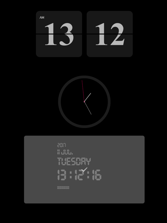 OneClock - A Simple Flip Clock iPad screenshot