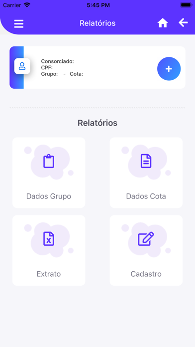 Consórcio Gazin Screenshot