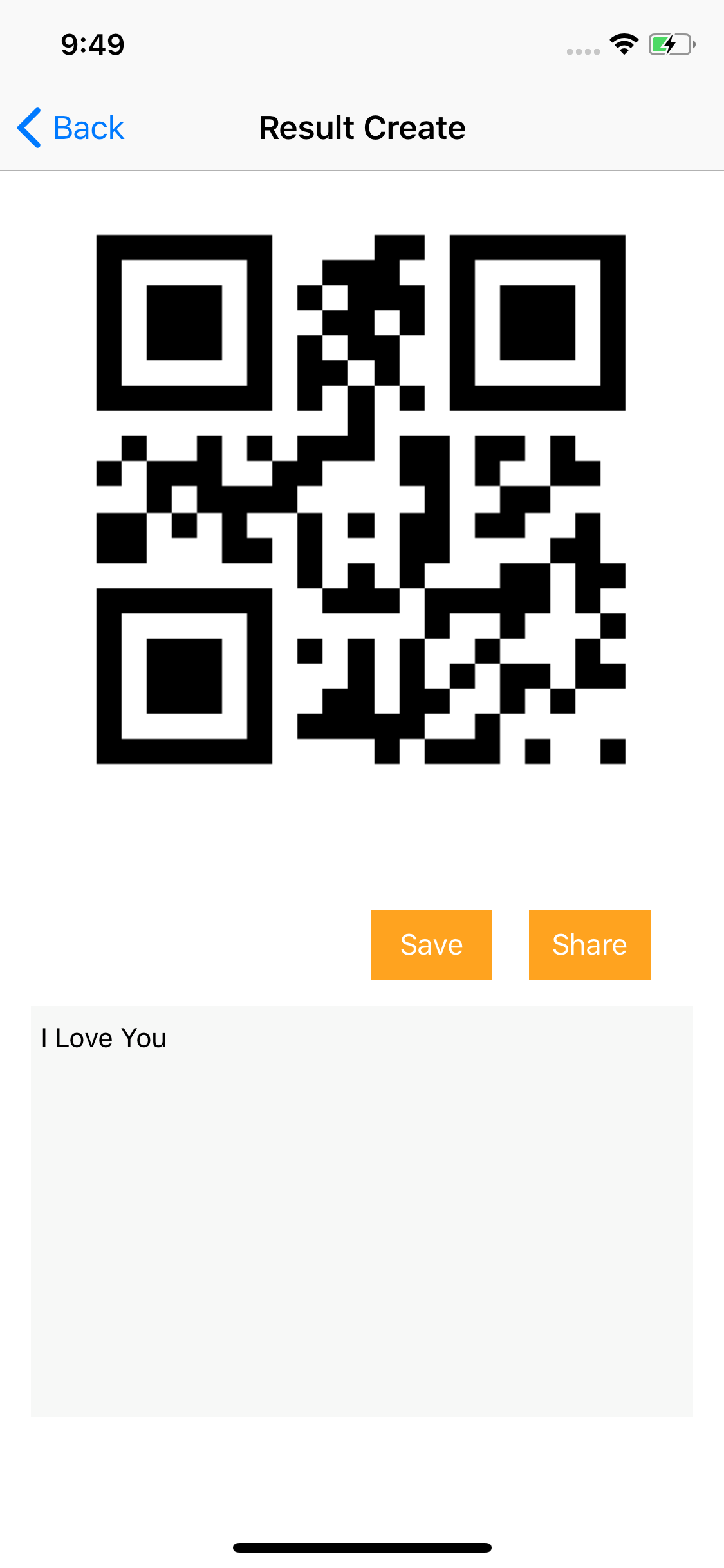 QR Code Scanner.