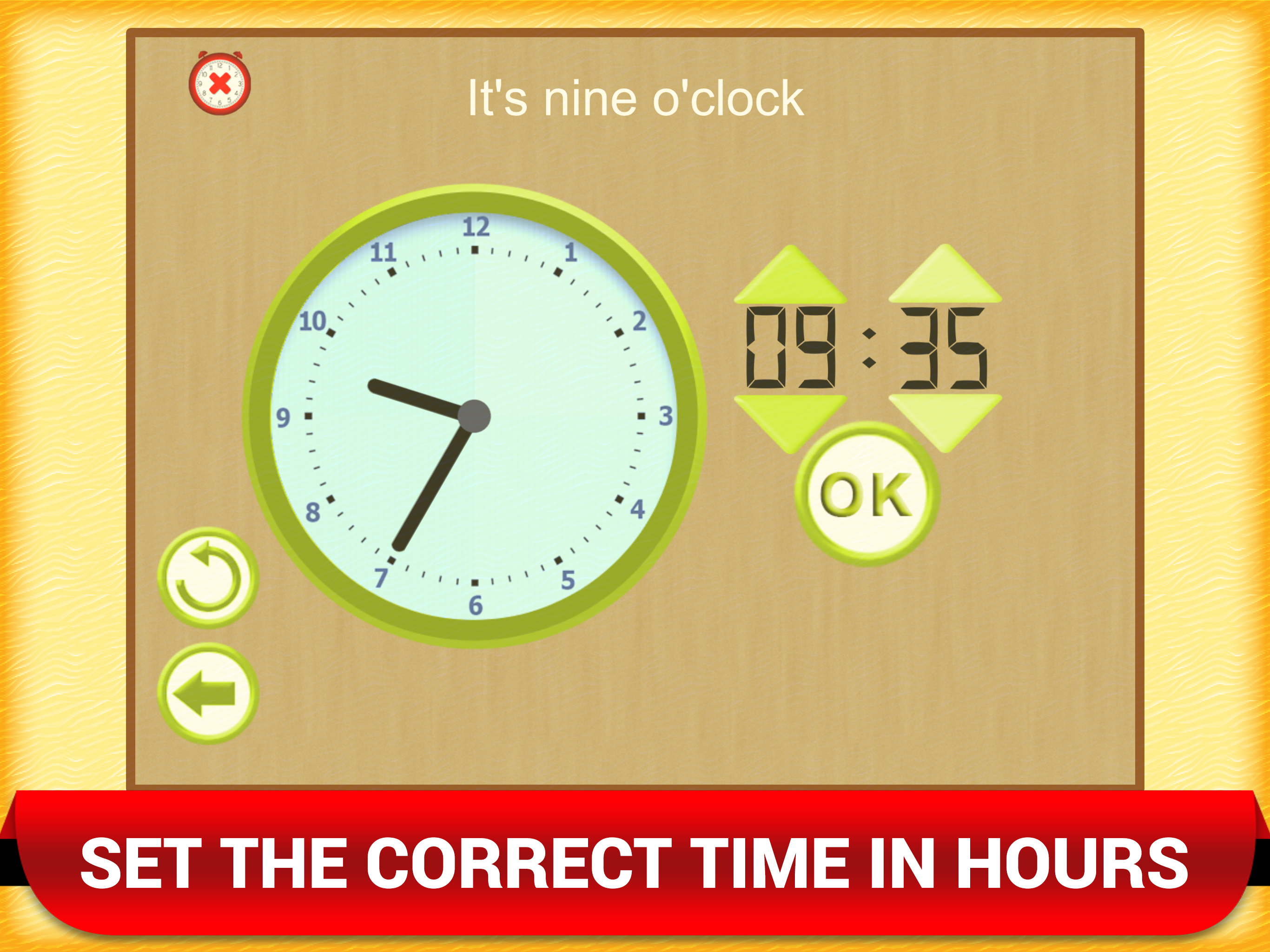 Telling The Time Kids Games