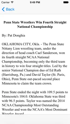 Game screenshot Penn State Wrestling Club hack