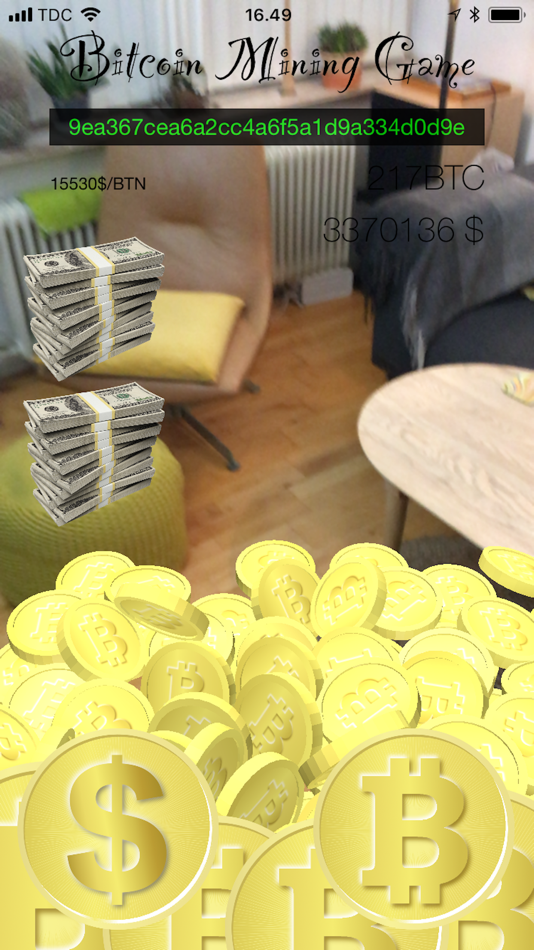 #3. Bitcoin Mining Game (iOS) Podle: Bo Kalvslund